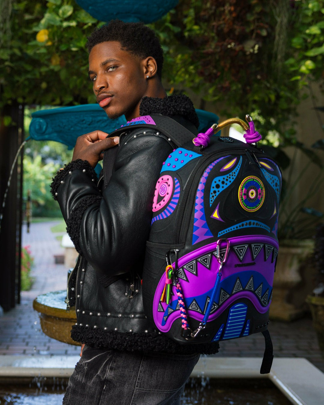Sprayground A.I. 12 BROOKLYN & BEYOND - SANDFLOWER COLLAB BACKPACK