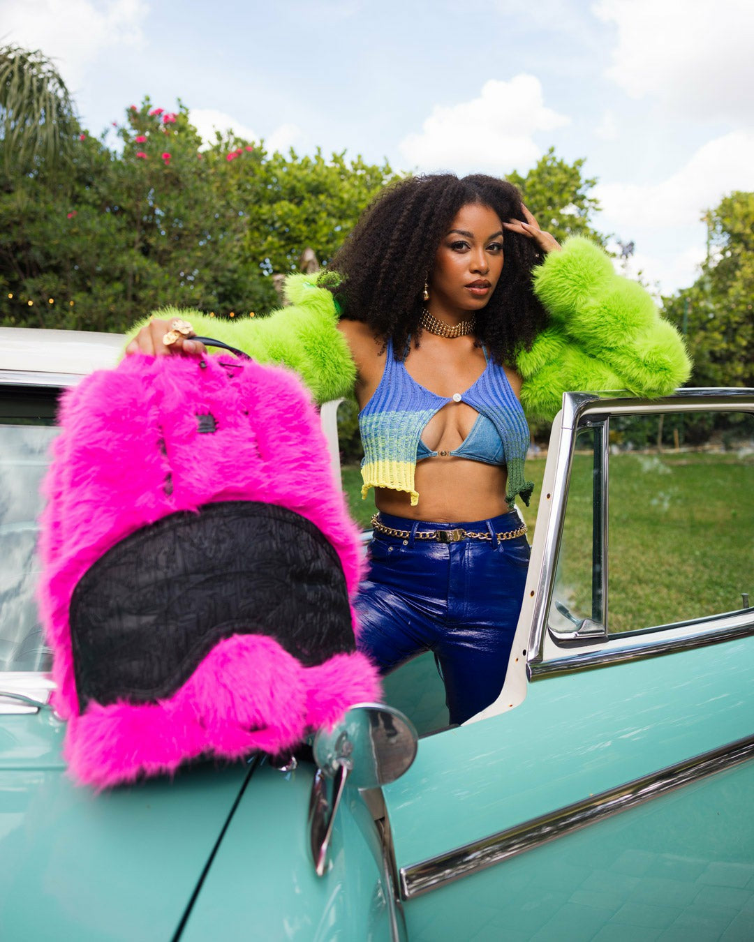 Sprayground A.I. 12 CELESTIAL POWERS - SANDFLOWER COLLAB BACKPACK