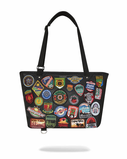 Sprayground A.I. THE 54 (PATCHES OF AFRICA) CARGO TOTE