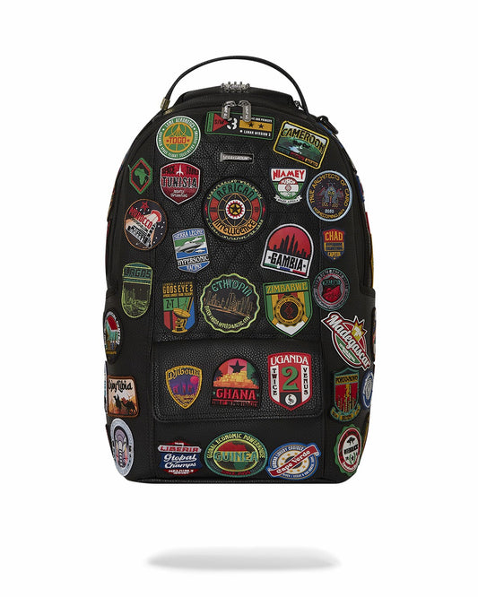 Sprayground A.I. THE 54 (PATCHES OF AFRICA) CARGO BACKPACK