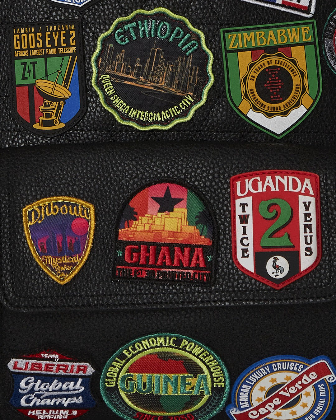 Sprayground A.I. THE 54 (PATCHES OF AFRICA) CARGO BACKPACK