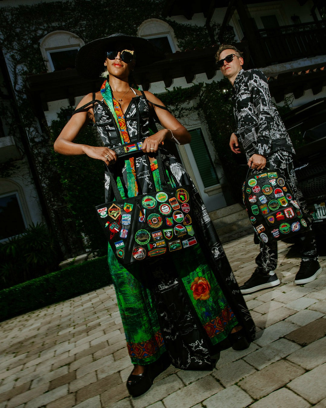 Sprayground A.I. THE 54 (PATCHES OF AFRICA) CARGO BACKPACK