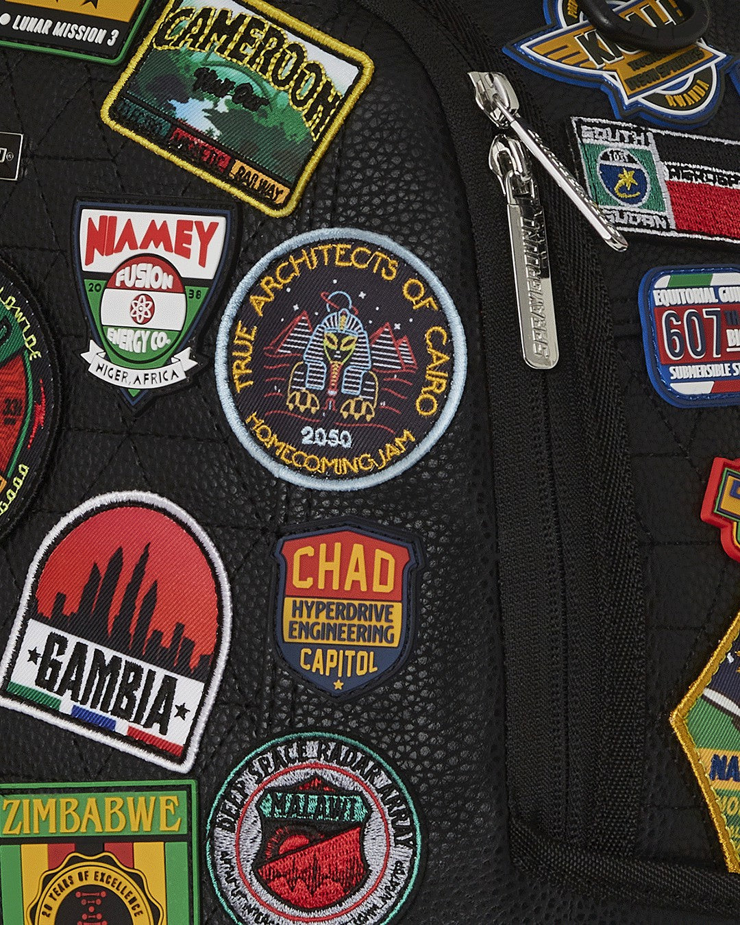 Sprayground A.I. THE 54 (PATCHES OF AFRICA) CARGO BACKPACK