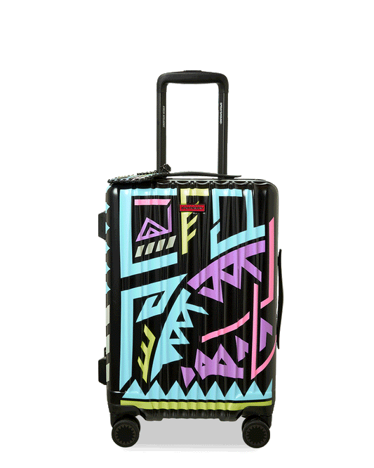 Sprayground A.I. PATH TO THE FUTURE III HARDSHELL CARRY-ON LUGGAGE - SANDFLOWER CO