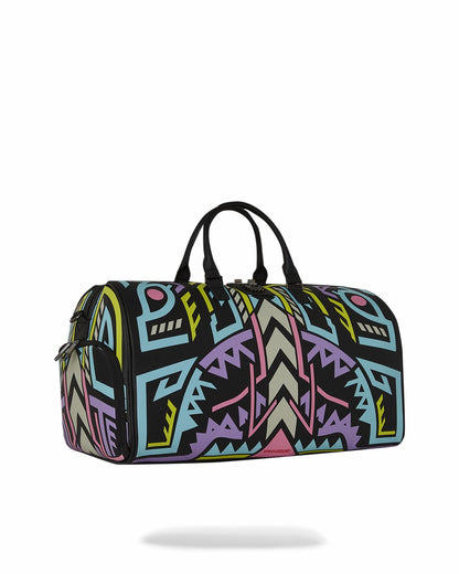 Sprayground A.I. PATH TO THE FUTURE III DUFFLE - SANDFLOWER COLLAB (GLOW IN THE DA