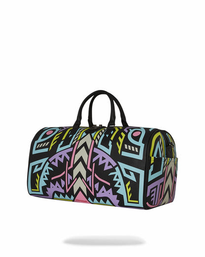 Sprayground A.I. PATH TO THE FUTURE III DUFFLE - SANDFLOWER COLLAB (GLOW IN THE DA