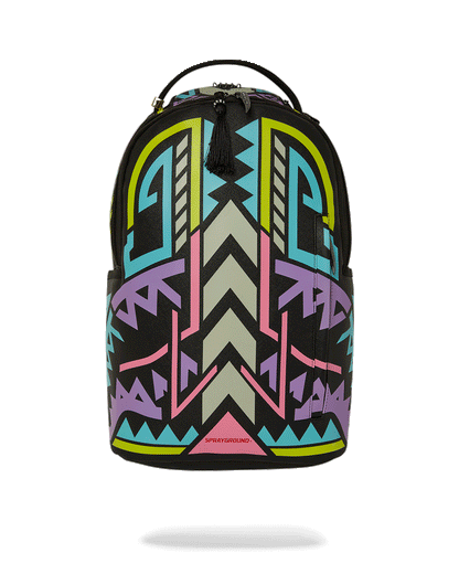Sprayground A.I. PATH TO THE FUTURE III BACKPACK - SANDFLOWER COLLAB (GLOW IN THE