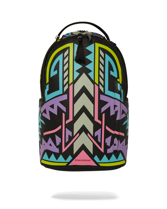 Sprayground A.I. PATH TO THE FUTURE III BACKPACK - SANDFLOWER COLLAB (GLOW IN THE