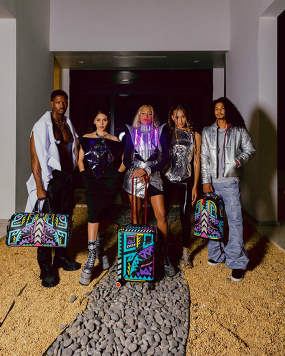 Sprayground A.I. PATH TO THE FUTURE III BACKPACK - SANDFLOWER COLLAB (GLOW IN THE