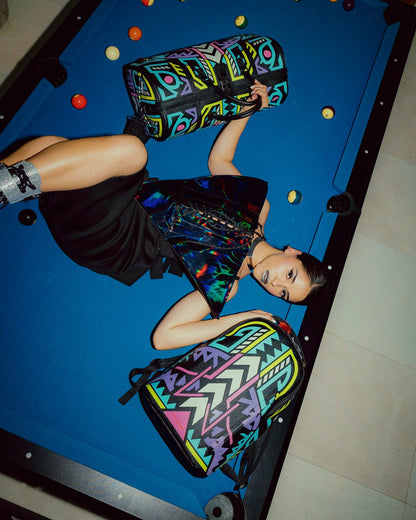Sprayground A.I. PATH TO THE FUTURE III BACKPACK - SANDFLOWER COLLAB (GLOW IN THE