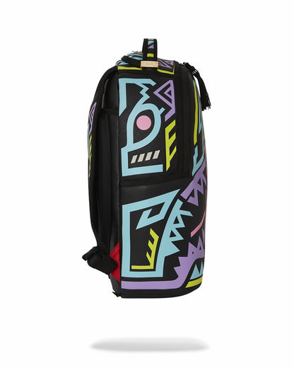 Sprayground A.I. PATH TO THE FUTURE III BACKPACK - SANDFLOWER COLLAB (GLOW IN THE