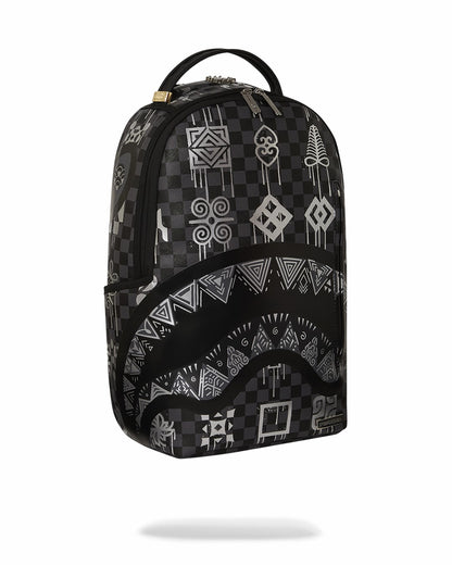 Sprayground AFRICAN INTELLIGENCE 9 POWER GLYPHICS BACKPACK - SANDFLOWER COLLAB