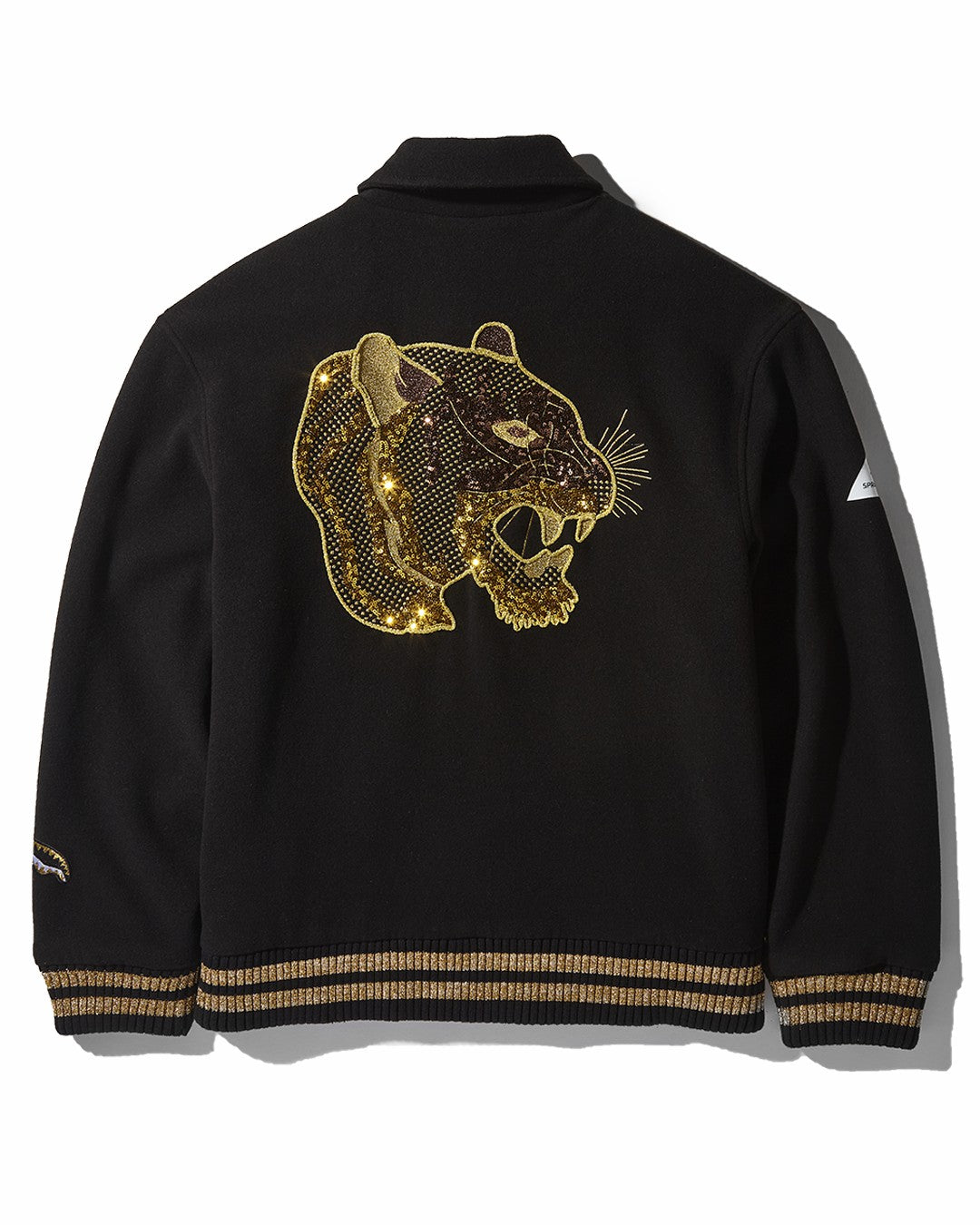 Sprayground A.I.9 AFRICAN INTELLIGENCE GUILDED LEOPARD - SANDFLOWER COLLAB VARSITY