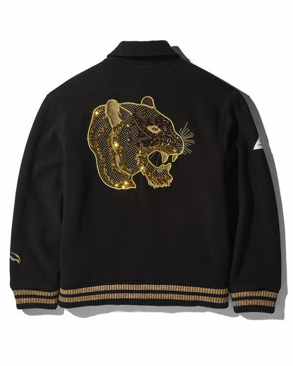 Sprayground A.I.9 AFRICAN INTELLIGENCE GUILDED LEOPARD - SANDFLOWER COLLAB VARSITY
