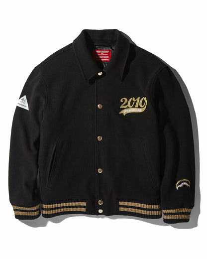 Sprayground A.I.9 AFRICAN INTELLIGENCE GUILDED LEOPARD - SANDFLOWER COLLAB VARSITY