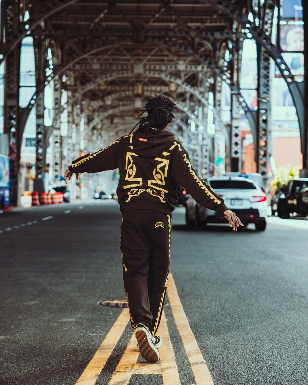 Sprayground A.I.9 AFRICAN INTELLIGENCE PATH TO THE FUTURE II - SANDFLOWER COLLAB H