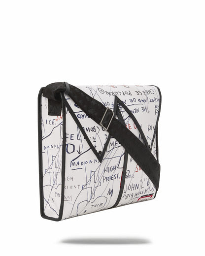 Sprayground OFFICIAL BASQUIAT UNTITLED (CHEESE POPCORN) 1983 SLING MESSENGER