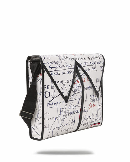 Sprayground OFFICIAL BASQUIAT UNTITLED (CHEESE POPCORN) 1983 SLING MESSENGER