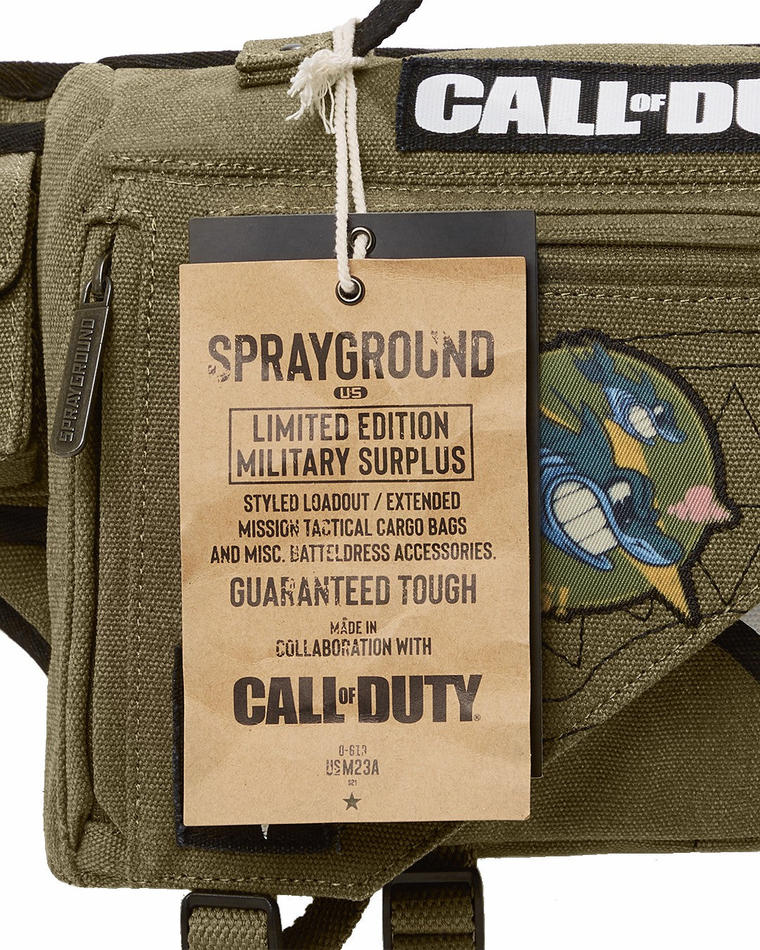 Sprayground CALL OF DUTY NEVER BACK DOWN CROSSBODY