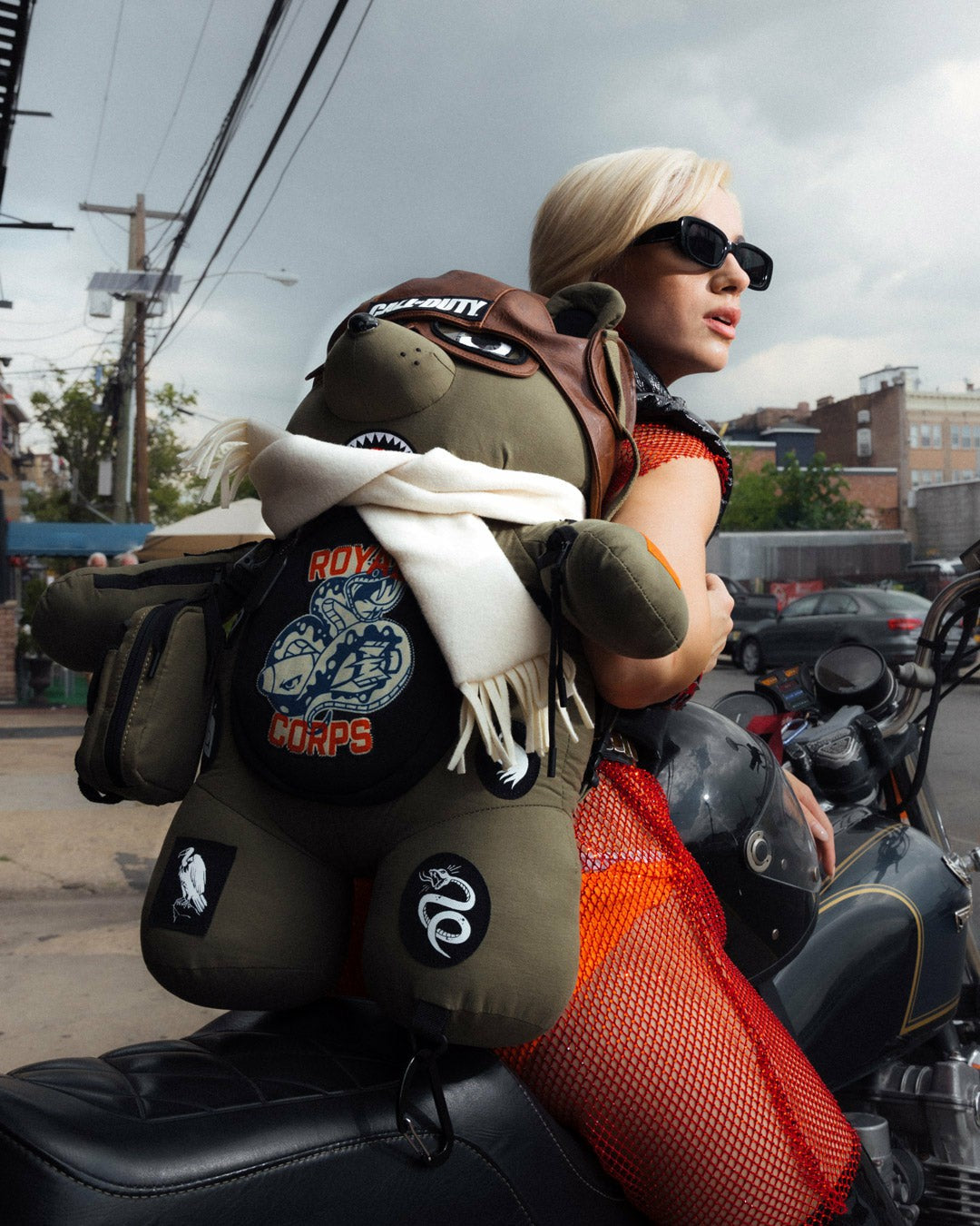 Sprayground CALL OF DUTY AVIATOR FEARLESS MONEYBEAR TEDDYBEAR BACKPACK