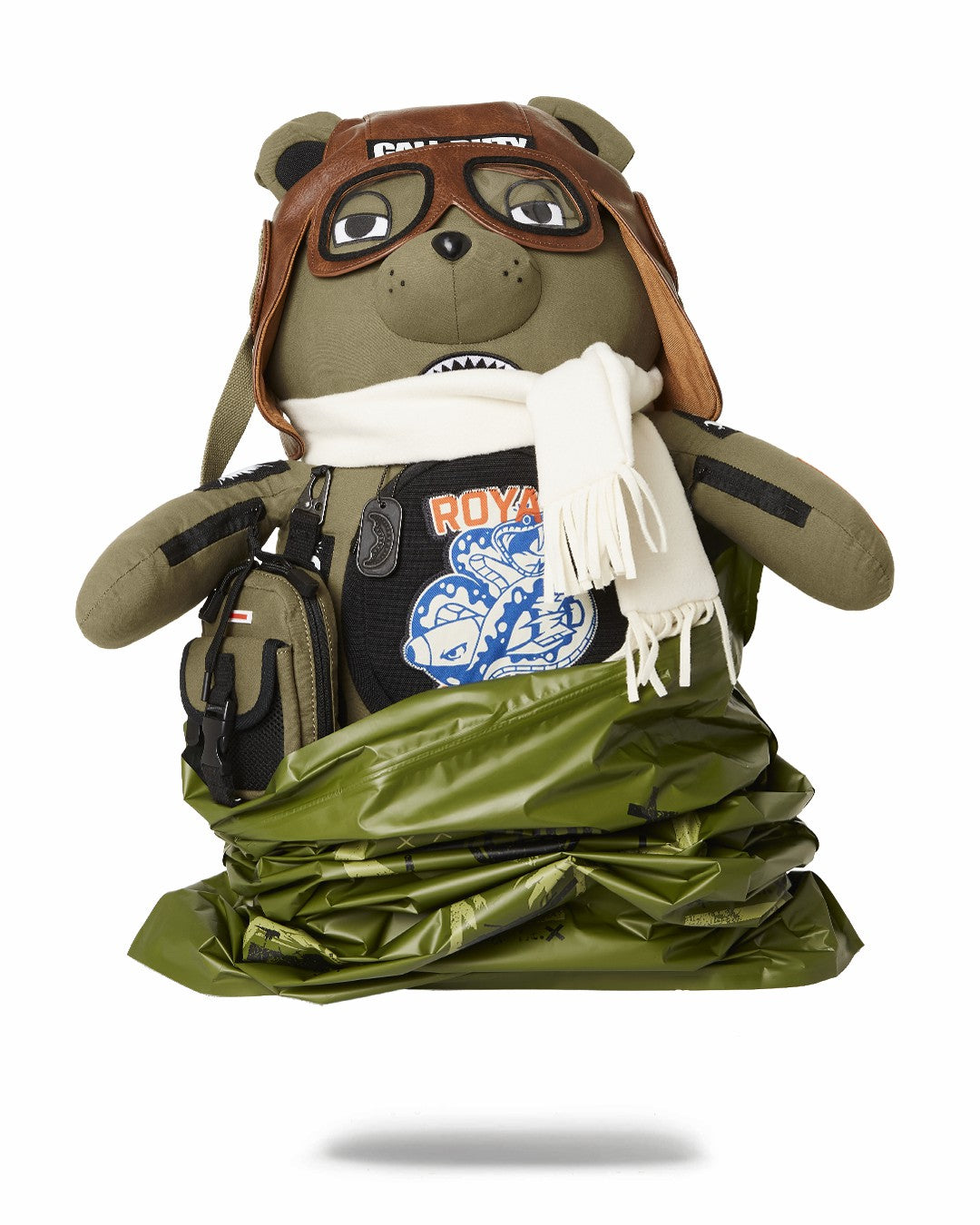 Sprayground CALL OF DUTY AVIATOR FEARLESS MONEYBEAR TEDDYBEAR BACKPACK