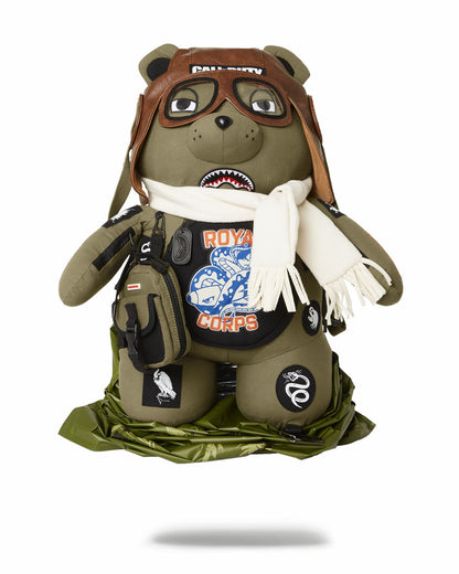 Sprayground CALL OF DUTY AVIATOR FEARLESS MONEYBEAR TEDDYBEAR BACKPACK