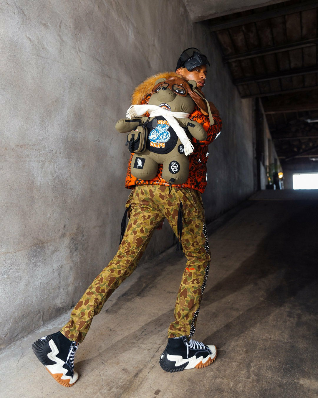 Sprayground CALL OF DUTY AVIATOR FEARLESS MONEYBEAR TEDDYBEAR BACKPACK