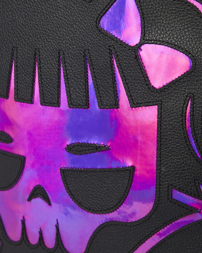 Sprayground CAZZU IRIDESCENT CUT & SEW SPIDER SKULL SHARK BACKPACK (DLXV)