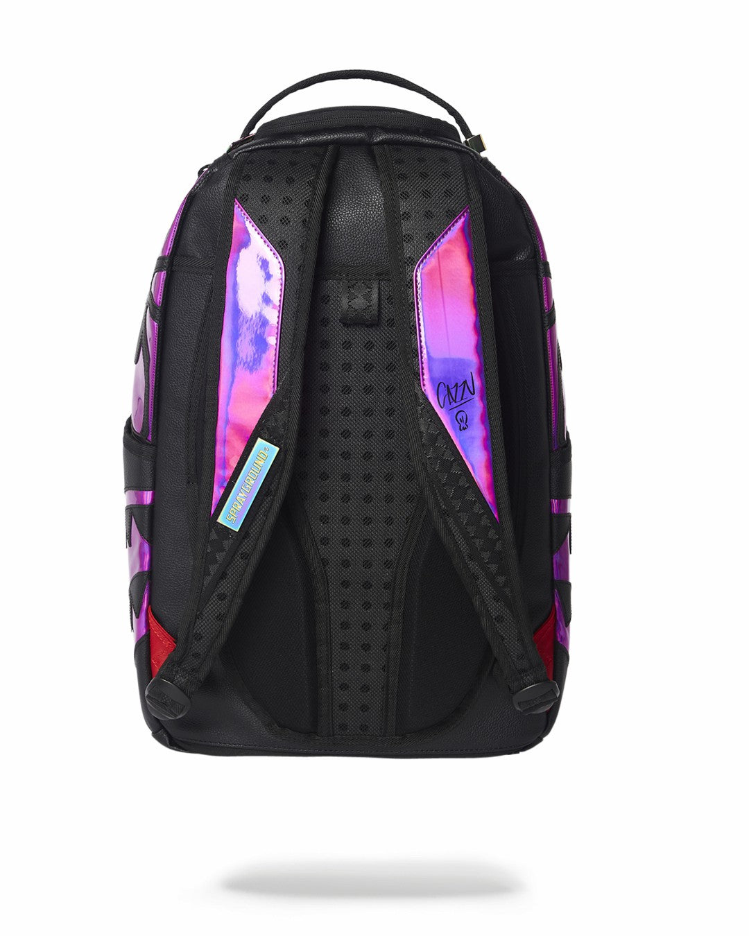 Sprayground CAZZU IRIDESCENT CUT & SEW SPIDER SKULL SHARK BACKPACK (DLXV)