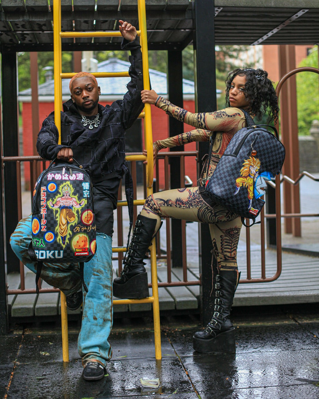 Sprayground DRAGON BALL Z KAMEHAMEHA SHARK BITE BACKPACK (DLXV)