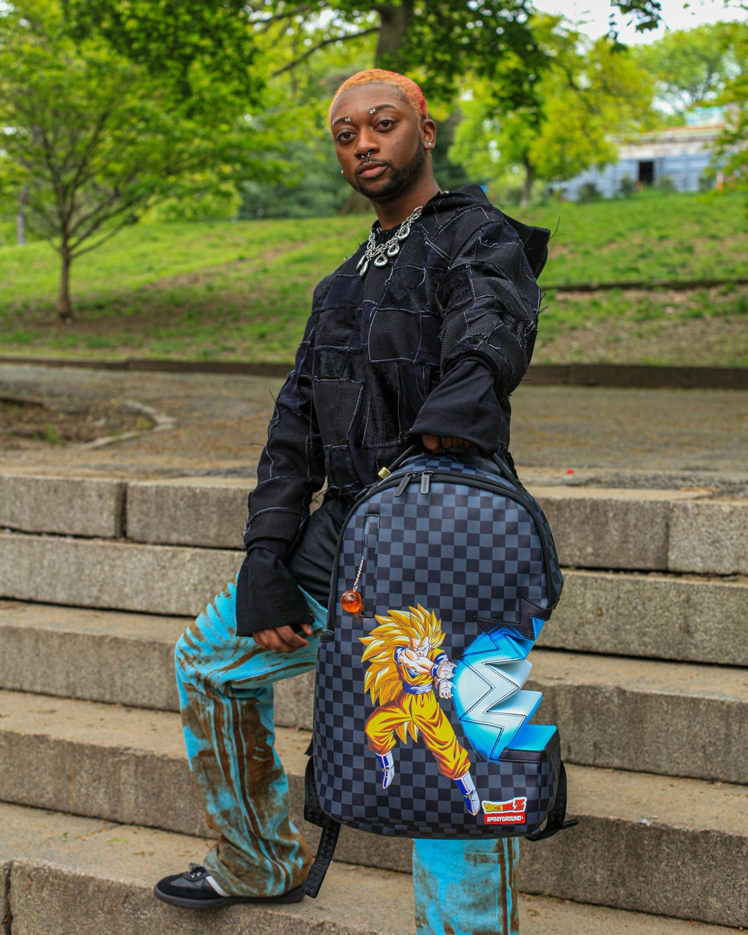 Sprayground DRAGON BALL Z KAMEHAMEHA SHARK BITE BACKPACK (DLXV)