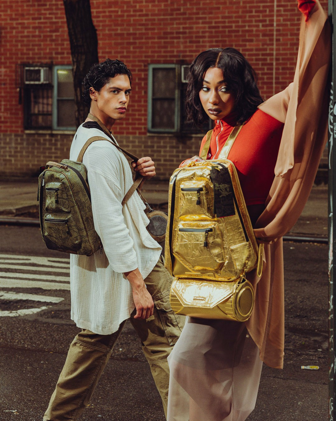 Sprayground DUNE FREMKIT BACKPACK + CROSSBODY (DESERT SPICE)