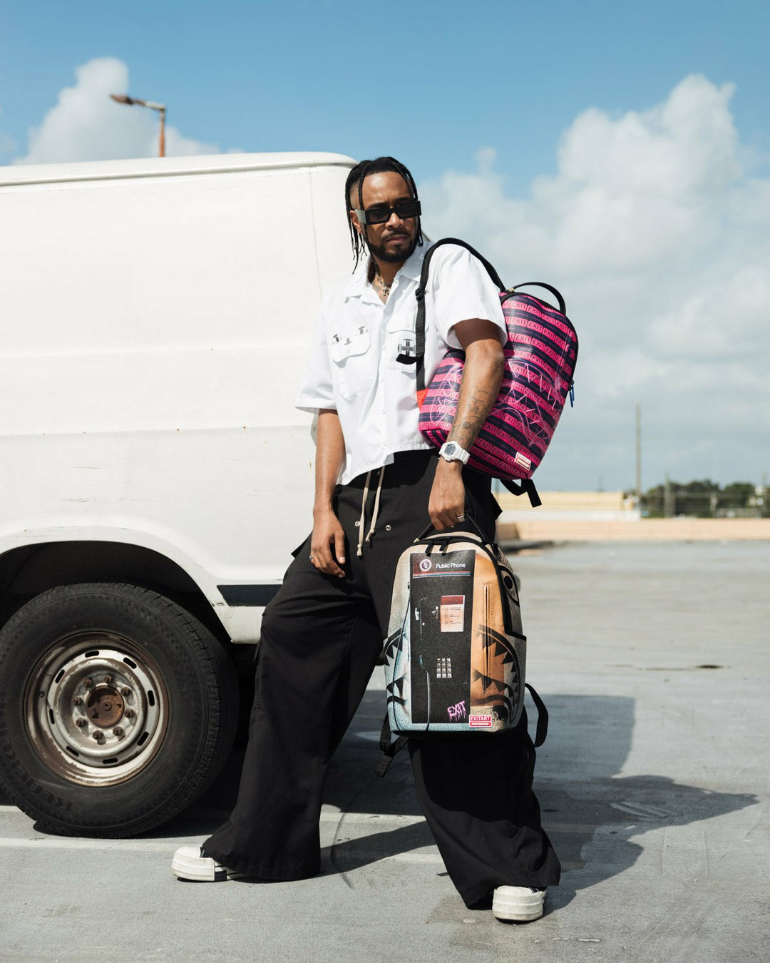 Sprayground EXIT PINK EDITION BACKPACK