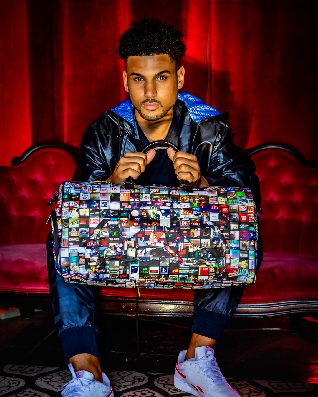 Sprayground EXIT ART COLLAB DUFFLE