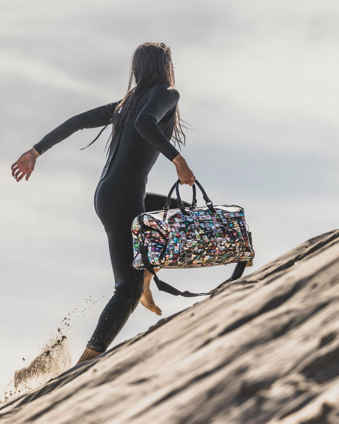 Sprayground EXIT ART COLLAB DUFFLE