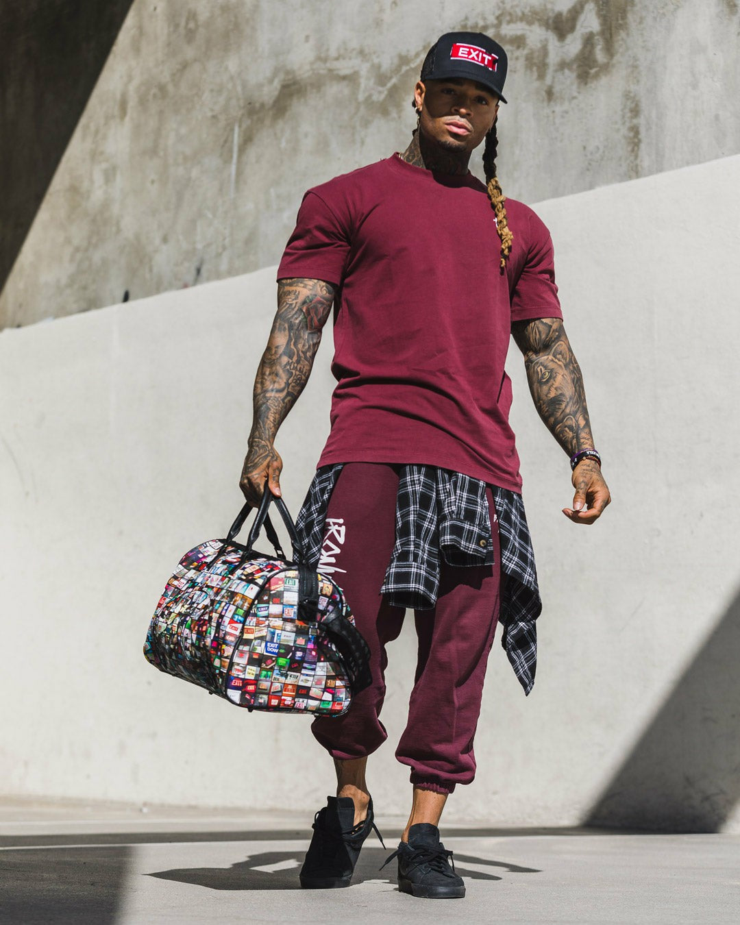Sprayground EXIT ART COLLAB DUFFLE