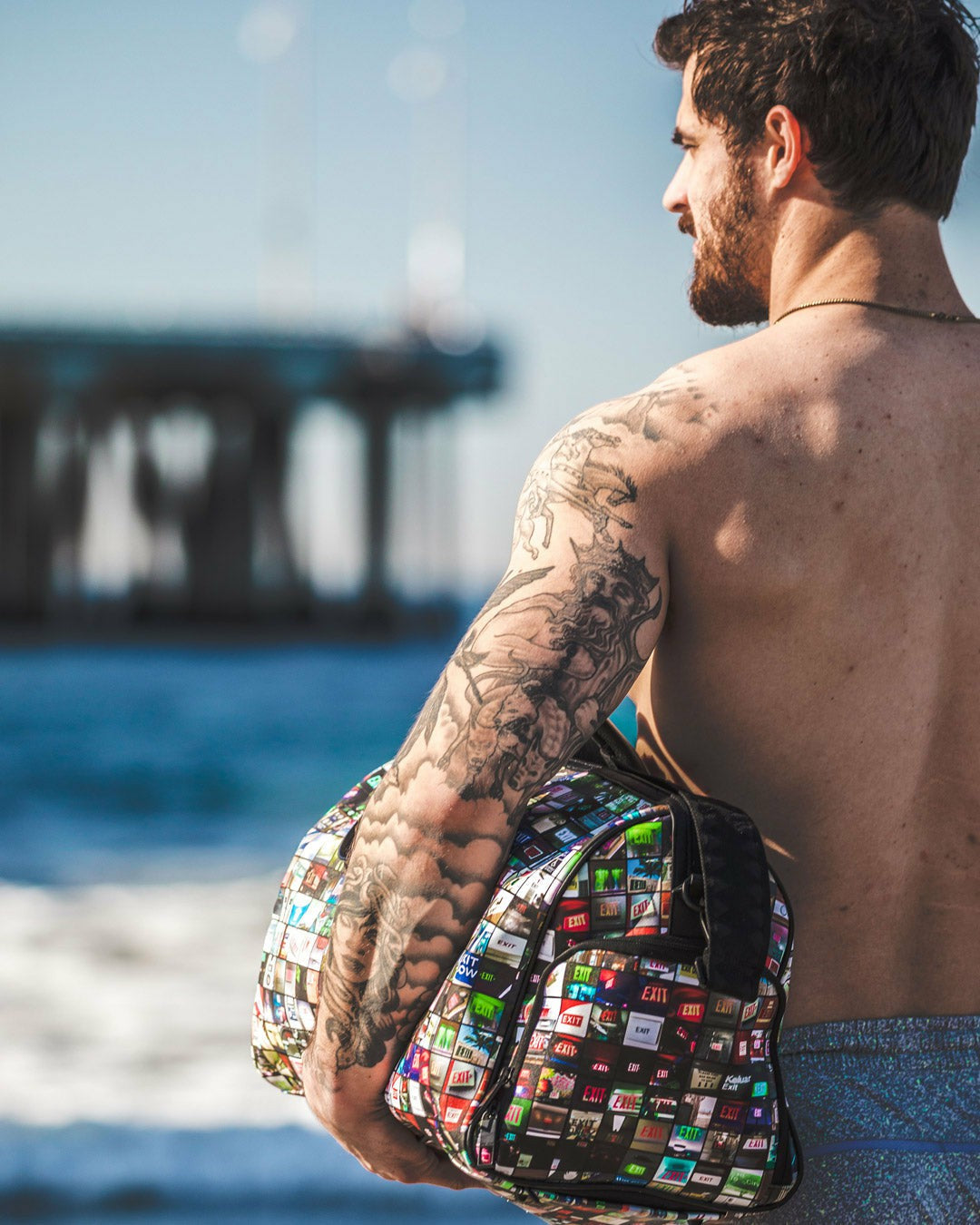 Sprayground EXIT ART COLLAB DUFFLE