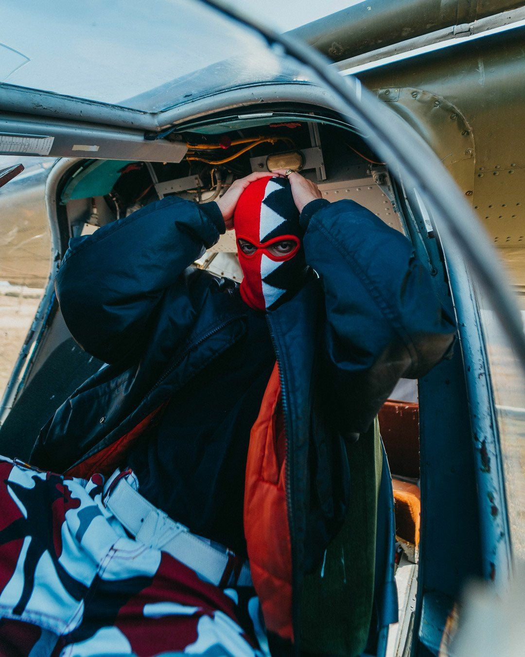 Sprayground VERTICAL SHARK SKI MASK