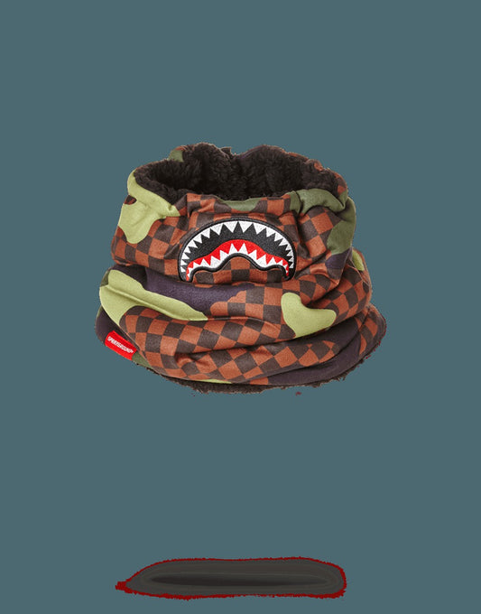 Sprayground CHECKER CAMO NECK WARMER