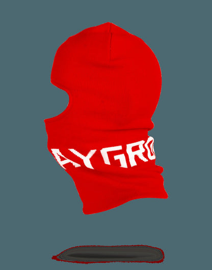 Sprayground RED SPRAYGROUND LOGO SKI MASK