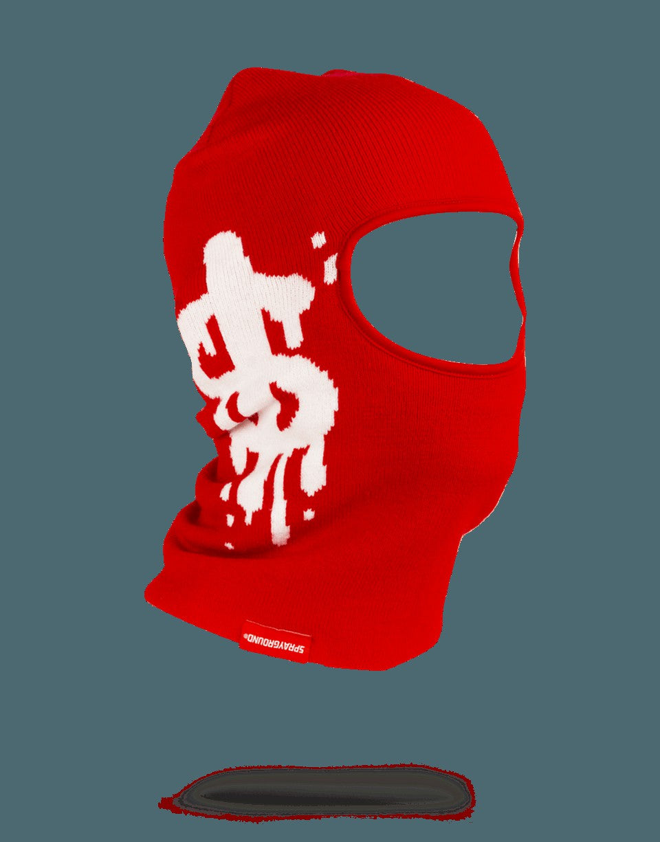 Sprayground MONEY DRIP SKI MASK (RED)