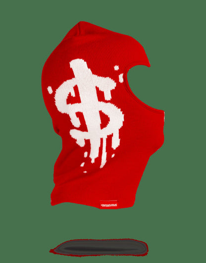 Sprayground MONEY DRIP SKI MASK (RED)