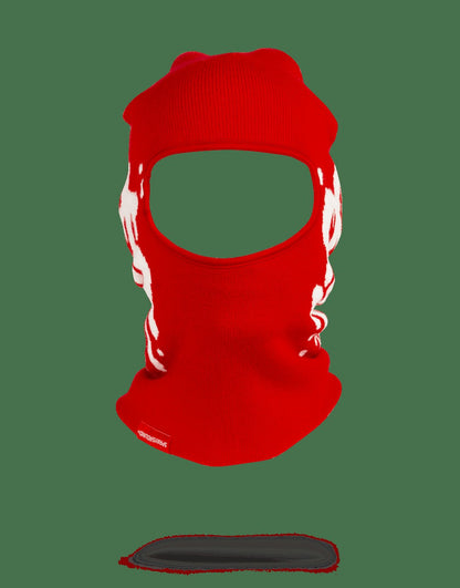 Sprayground MONEY DRIP SKI MASK (RED)