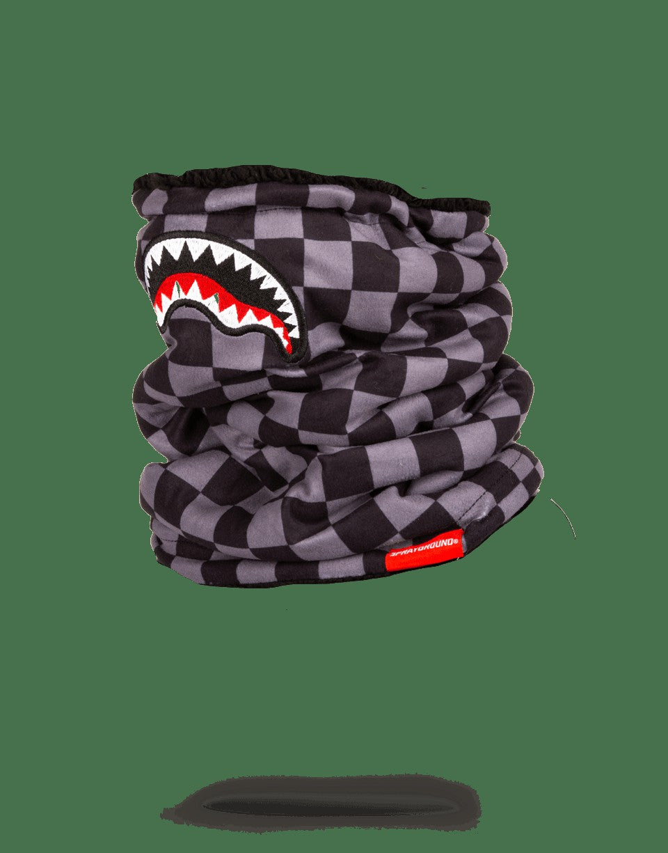 Sprayground CHECKERED SHARK NECK WARMER