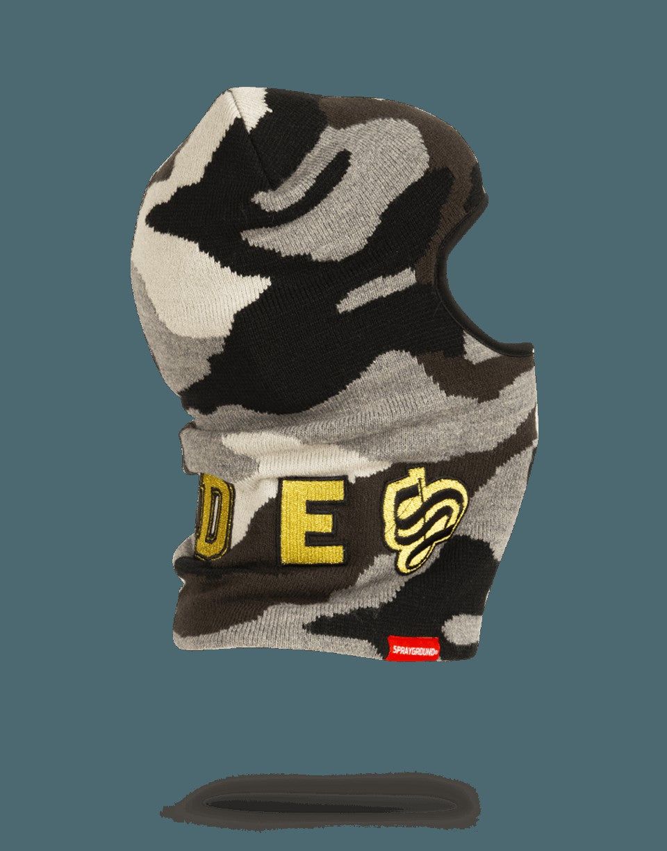 Sprayground DESTROY SKI MASK (GOLD CAMO)