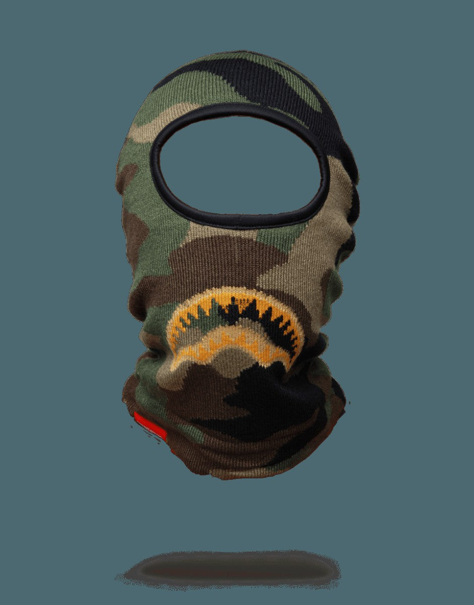 Sprayground GOLD KNIT SHARK MOUTH SKI MASK