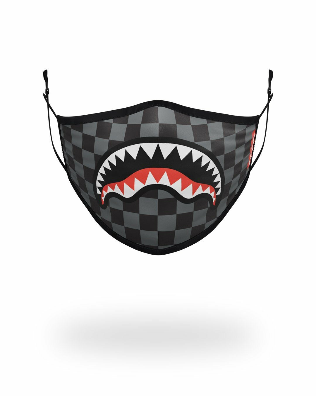 Sprayground ADULT SHARKS IN PARIS (GREY) FORM FITTING FACE MASK