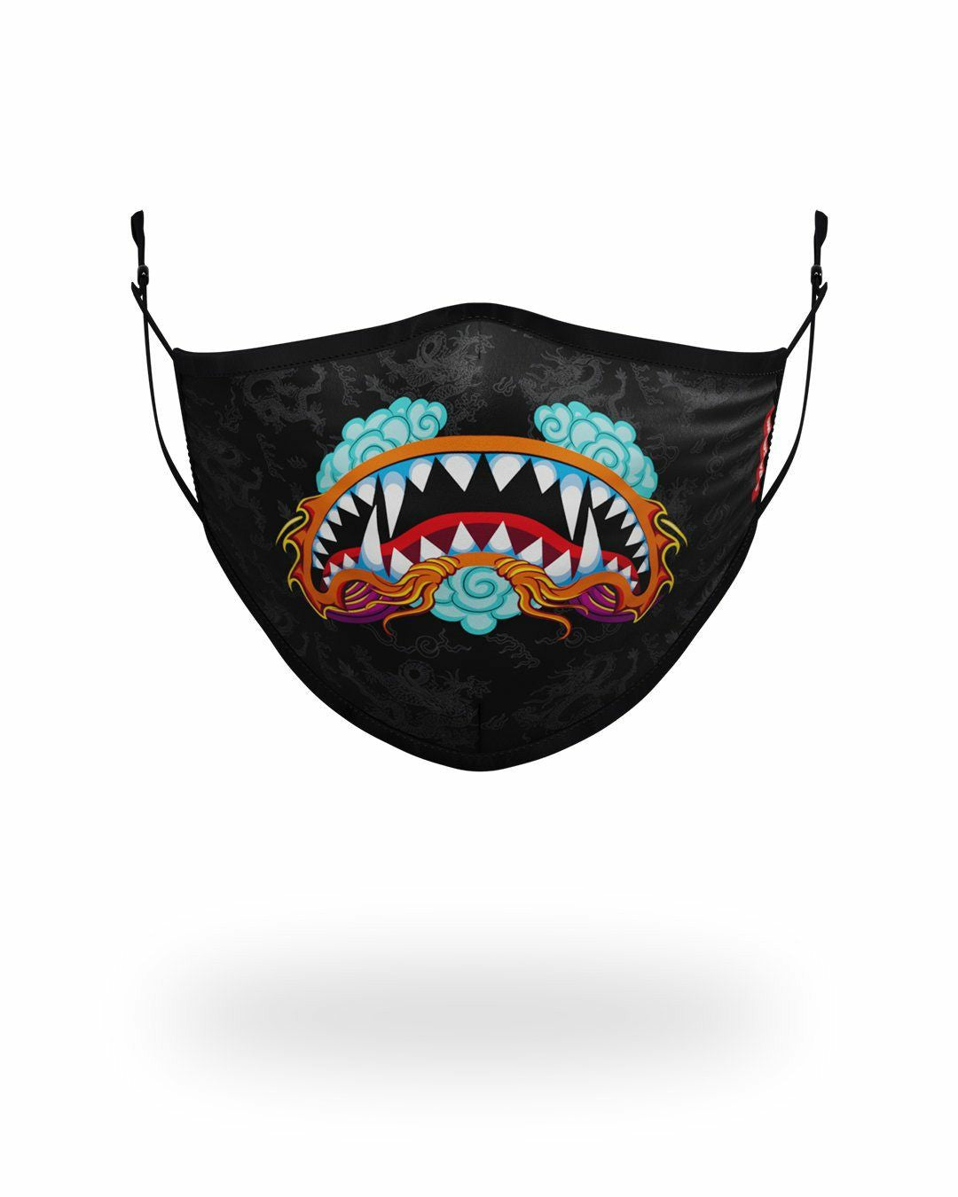 Sprayground ADULT DRAGON SHARK FORM FITTING FACE MASK