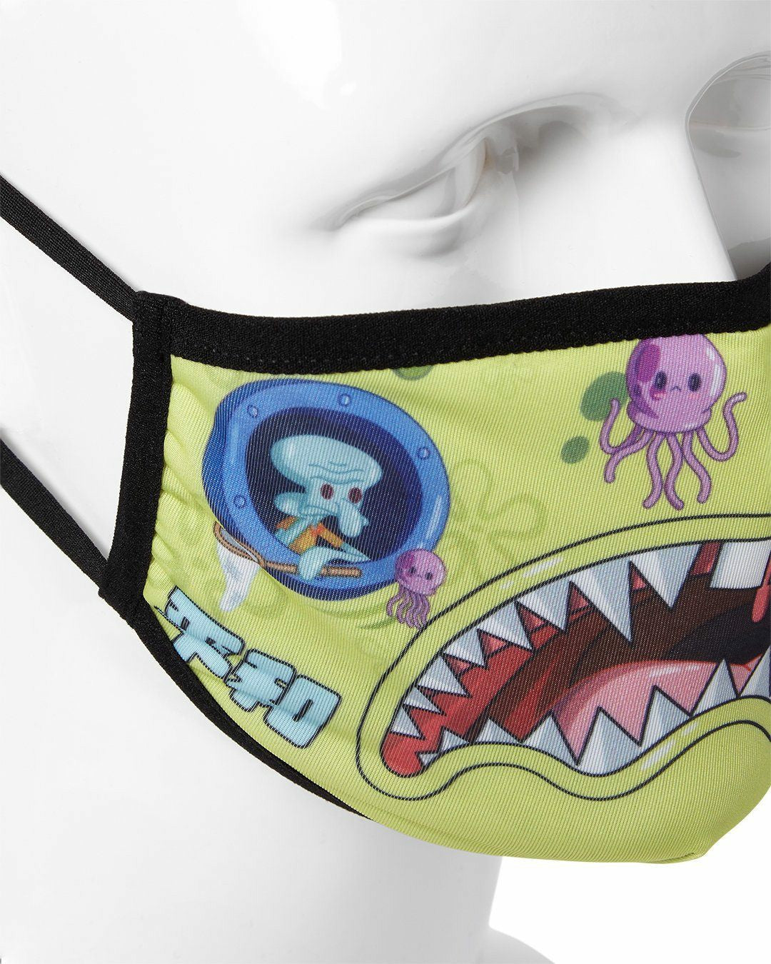 Sprayground ADULT SPONGEBOB JAPAN SHARK FORM FITTING FACE-COVERING