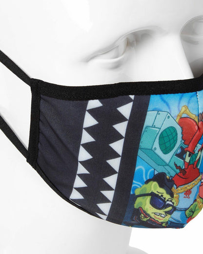Sprayground ADULT SPONGEBOB TRACK SUIT FORM FITTING FACE-COVERING